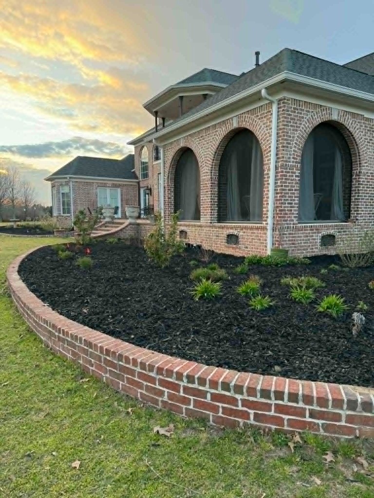 Brick Home Landscaping